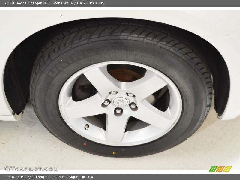 Stone White / Dark Slate Gray 2009 Dodge Charger SXT