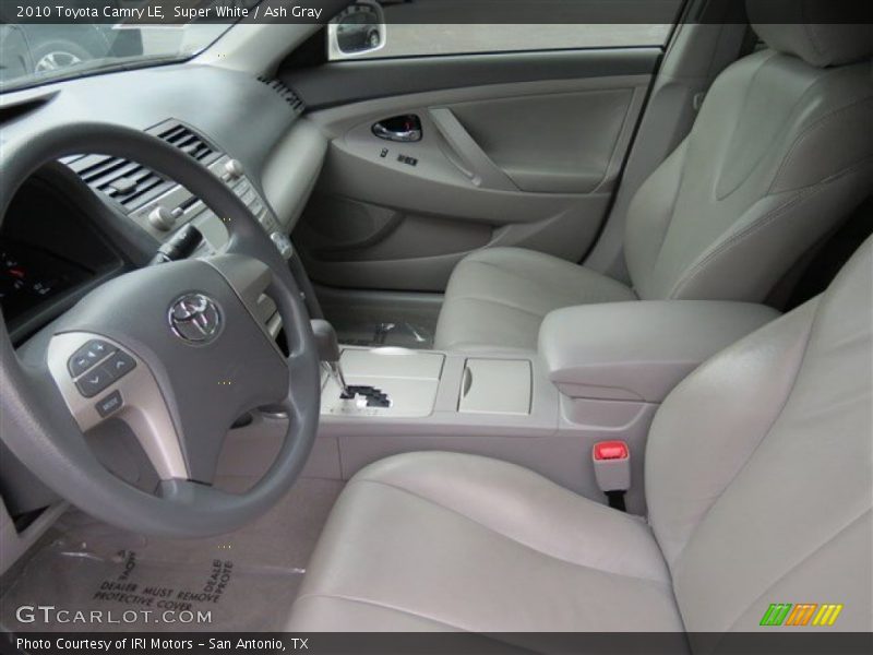 Super White / Ash Gray 2010 Toyota Camry LE