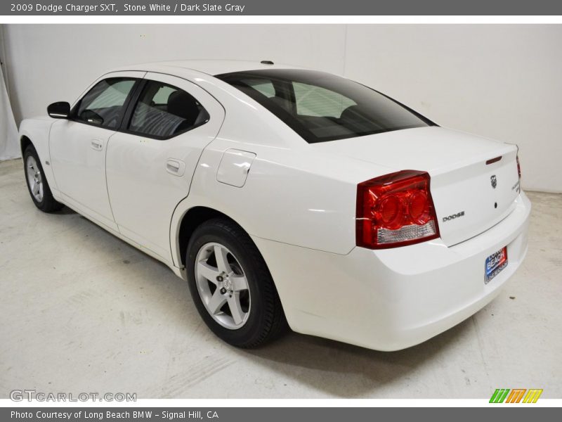 Stone White / Dark Slate Gray 2009 Dodge Charger SXT