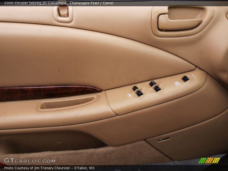 Champagne Pearl / Camel 2000 Chrysler Sebring JXi Convertible