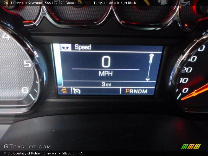 Tungsten Metallic / Jet Black 2014 Chevrolet Silverado 1500 LTZ Z71 Double Cab 4x4