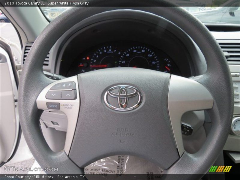 Super White / Ash Gray 2010 Toyota Camry LE
