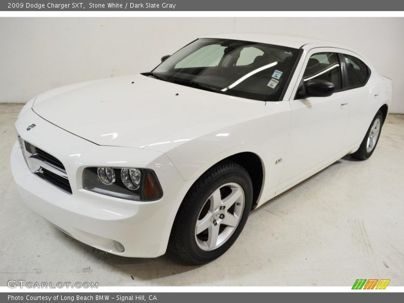 Stone White / Dark Slate Gray 2009 Dodge Charger SXT