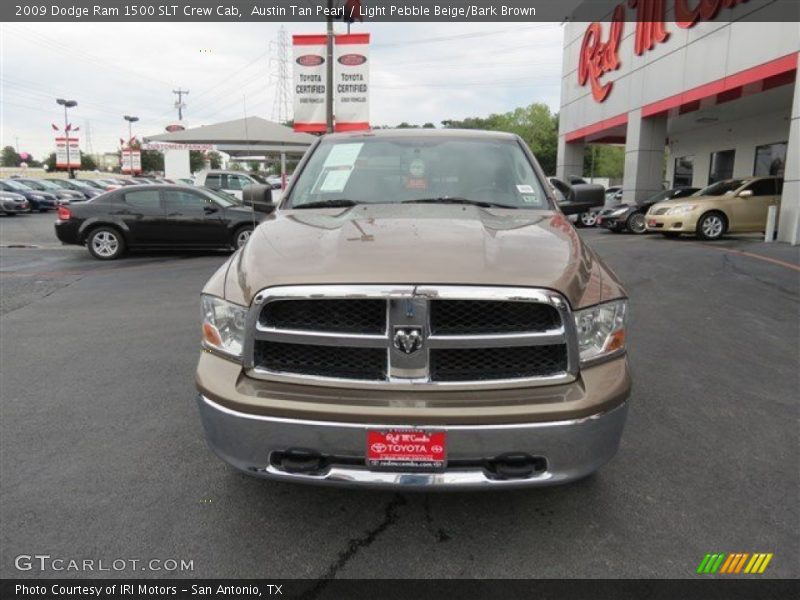 Austin Tan Pearl / Light Pebble Beige/Bark Brown 2009 Dodge Ram 1500 SLT Crew Cab