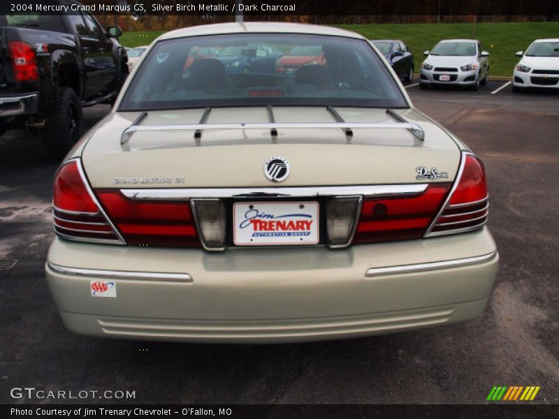 Silver Birch Metallic / Dark Charcoal 2004 Mercury Grand Marquis GS
