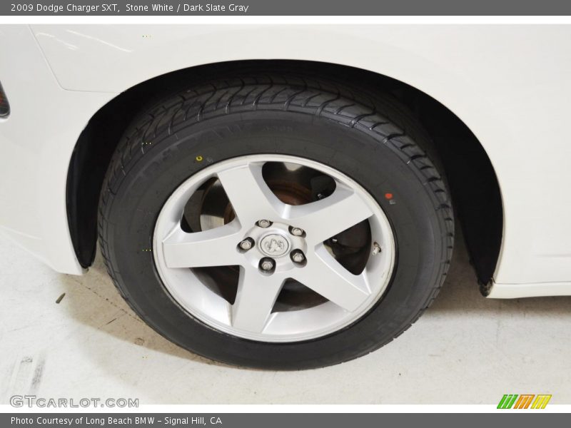 Stone White / Dark Slate Gray 2009 Dodge Charger SXT