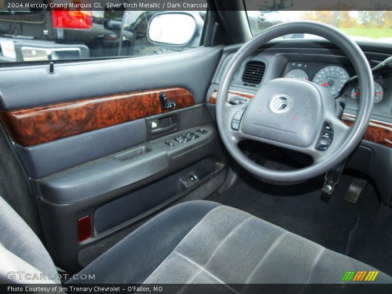Silver Birch Metallic / Dark Charcoal 2004 Mercury Grand Marquis GS