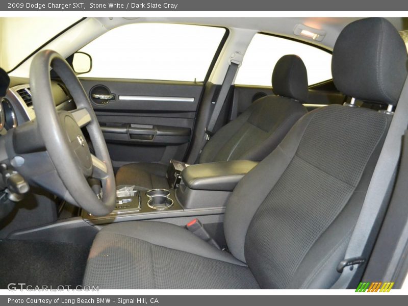 Stone White / Dark Slate Gray 2009 Dodge Charger SXT