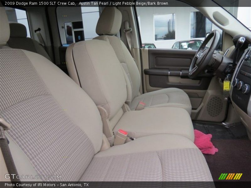 Austin Tan Pearl / Light Pebble Beige/Bark Brown 2009 Dodge Ram 1500 SLT Crew Cab