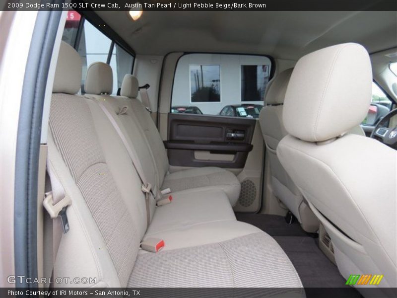 Austin Tan Pearl / Light Pebble Beige/Bark Brown 2009 Dodge Ram 1500 SLT Crew Cab