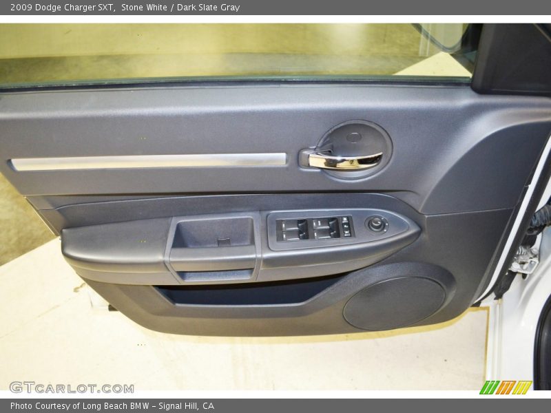 Stone White / Dark Slate Gray 2009 Dodge Charger SXT