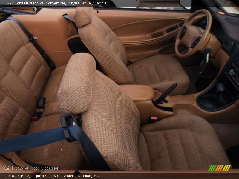  1997 Mustang V6 Convertible Saddle Interior