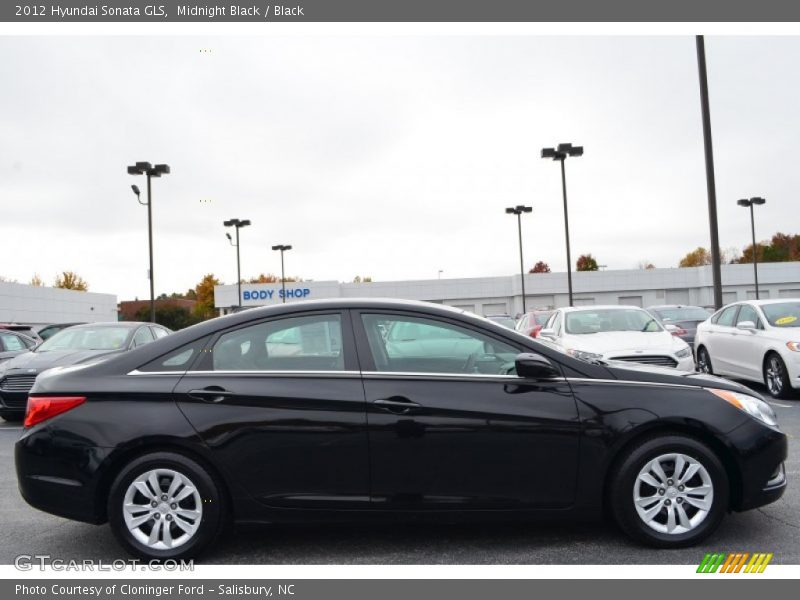 Midnight Black / Black 2012 Hyundai Sonata GLS