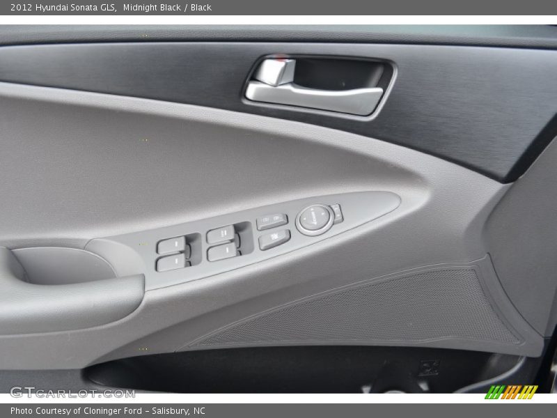 Midnight Black / Black 2012 Hyundai Sonata GLS