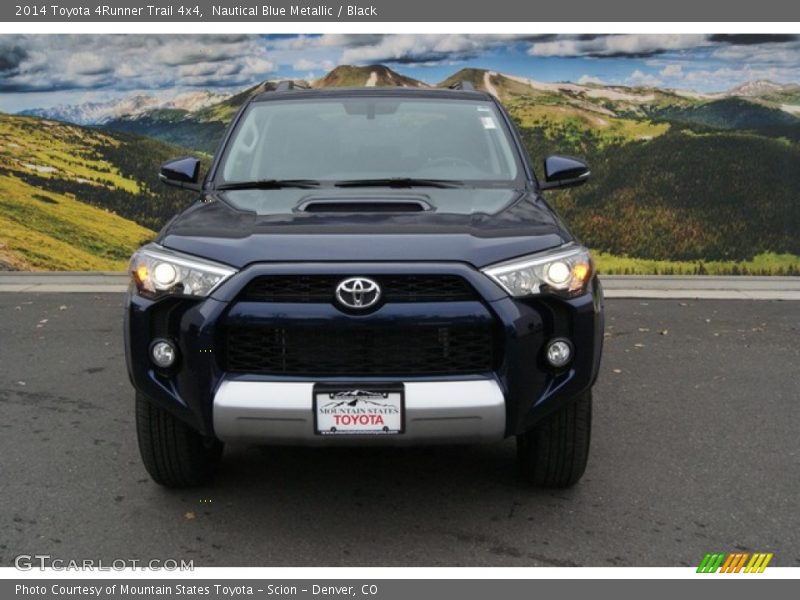 Nautical Blue Metallic / Black 2014 Toyota 4Runner Trail 4x4