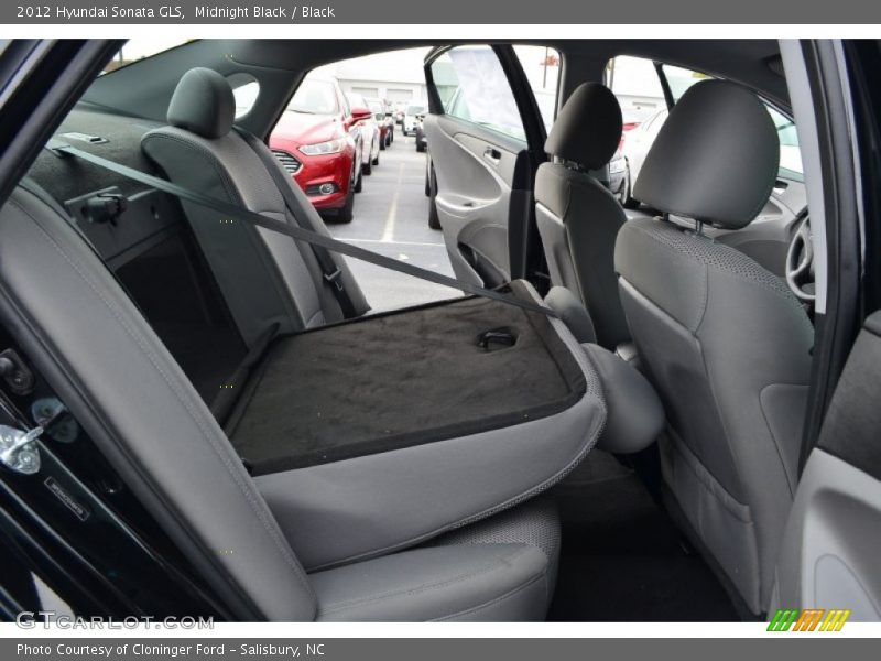 Midnight Black / Black 2012 Hyundai Sonata GLS