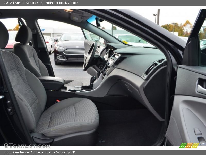 Midnight Black / Black 2012 Hyundai Sonata GLS