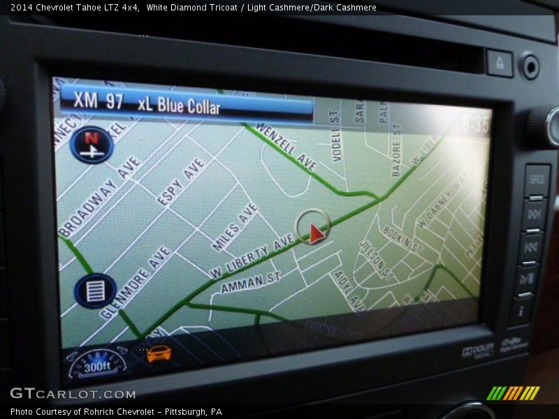 White Diamond Tricoat / Light Cashmere/Dark Cashmere 2014 Chevrolet Tahoe LTZ 4x4