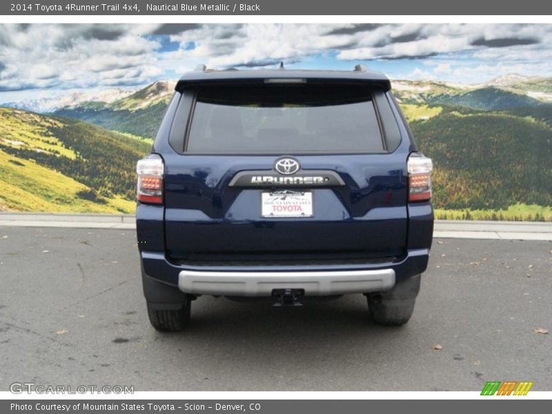 Nautical Blue Metallic / Black 2014 Toyota 4Runner Trail 4x4