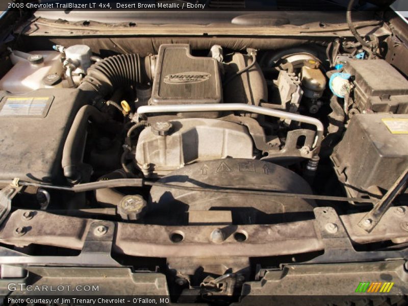 Desert Brown Metallic / Ebony 2008 Chevrolet TrailBlazer LT 4x4