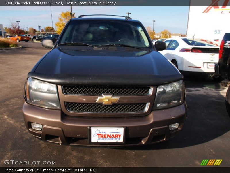 Desert Brown Metallic / Ebony 2008 Chevrolet TrailBlazer LT 4x4