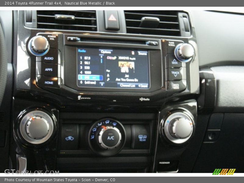 Nautical Blue Metallic / Black 2014 Toyota 4Runner Trail 4x4