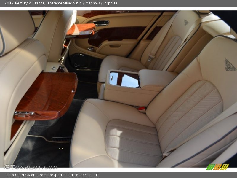 Rear Seat of 2012 Mulsanne 