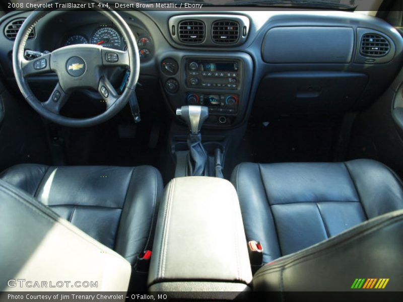 Desert Brown Metallic / Ebony 2008 Chevrolet TrailBlazer LT 4x4