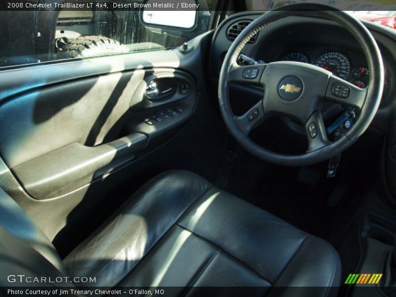 Desert Brown Metallic / Ebony 2008 Chevrolet TrailBlazer LT 4x4