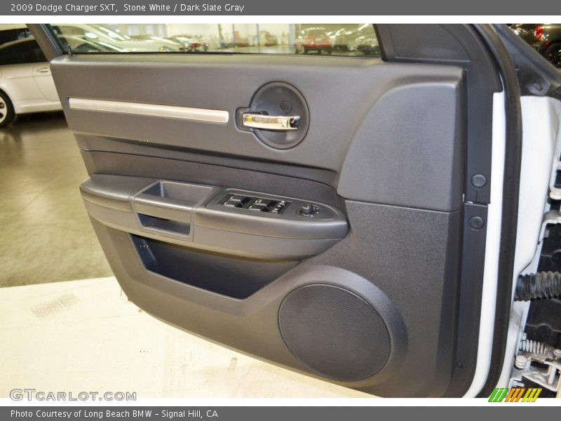 Stone White / Dark Slate Gray 2009 Dodge Charger SXT