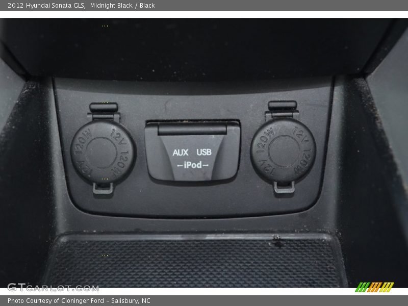 Midnight Black / Black 2012 Hyundai Sonata GLS