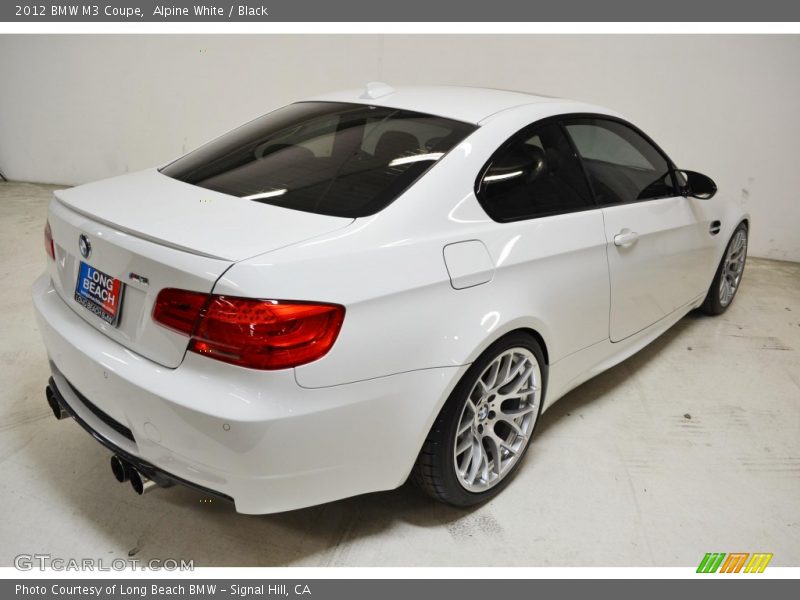 Alpine White / Black 2012 BMW M3 Coupe