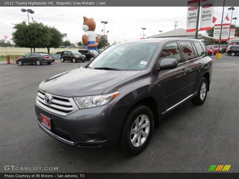 Magnetic Gray Metallic / Ash 2012 Toyota Highlander V6