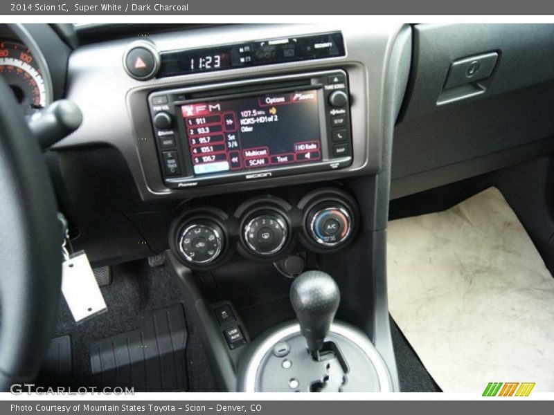 Super White / Dark Charcoal 2014 Scion tC