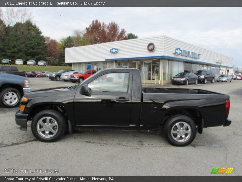 Black / Ebony 2011 Chevrolet Colorado LT Regular Cab