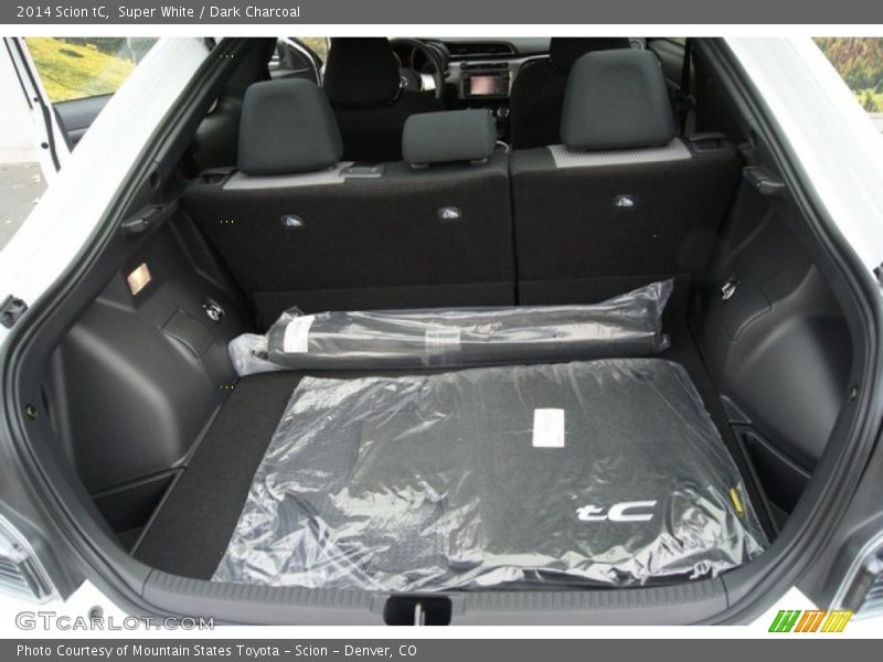 Super White / Dark Charcoal 2014 Scion tC