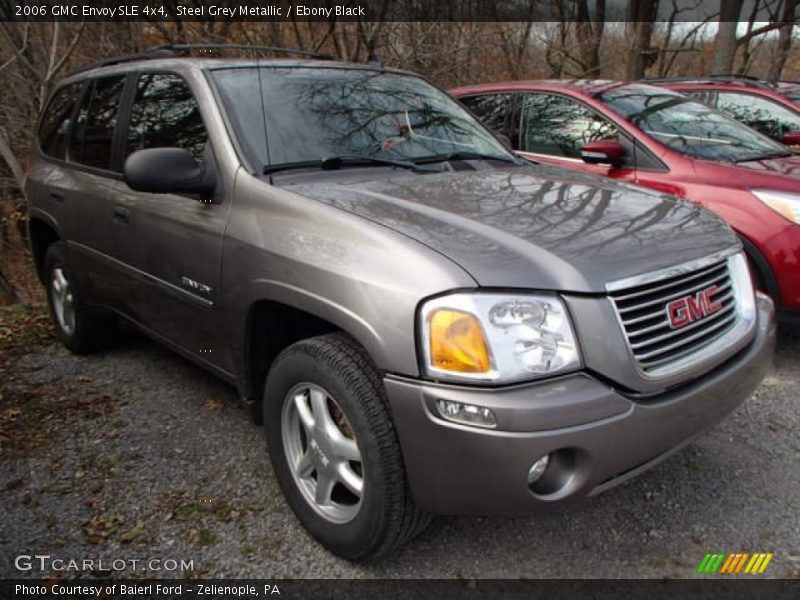 Steel Grey Metallic / Ebony Black 2006 GMC Envoy SLE 4x4