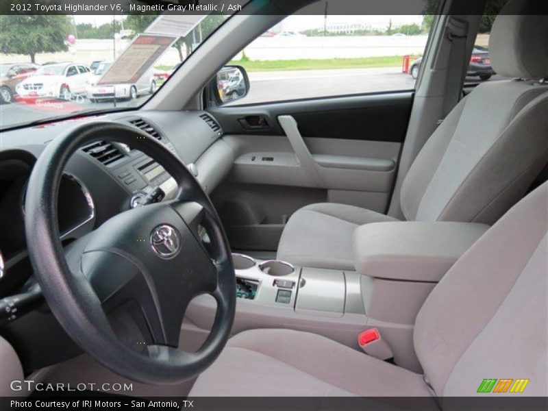 Magnetic Gray Metallic / Ash 2012 Toyota Highlander V6