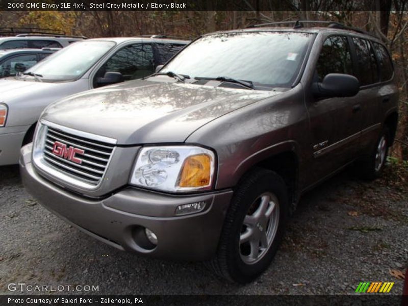 Steel Grey Metallic / Ebony Black 2006 GMC Envoy SLE 4x4