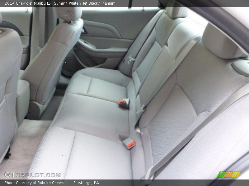 Summit White / Jet Black/Titanium 2014 Chevrolet Malibu LS