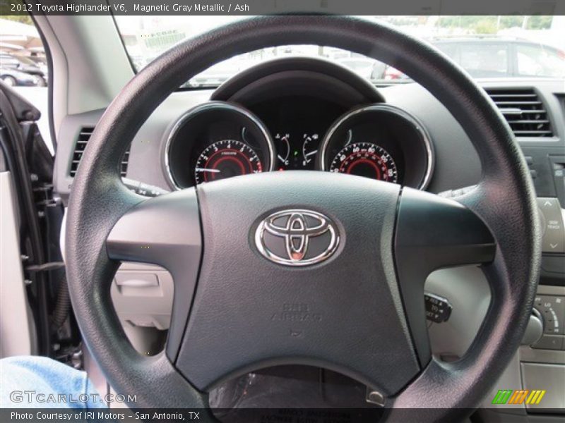 Magnetic Gray Metallic / Ash 2012 Toyota Highlander V6