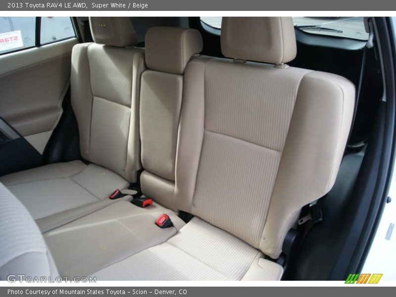 Super White / Beige 2013 Toyota RAV4 LE AWD