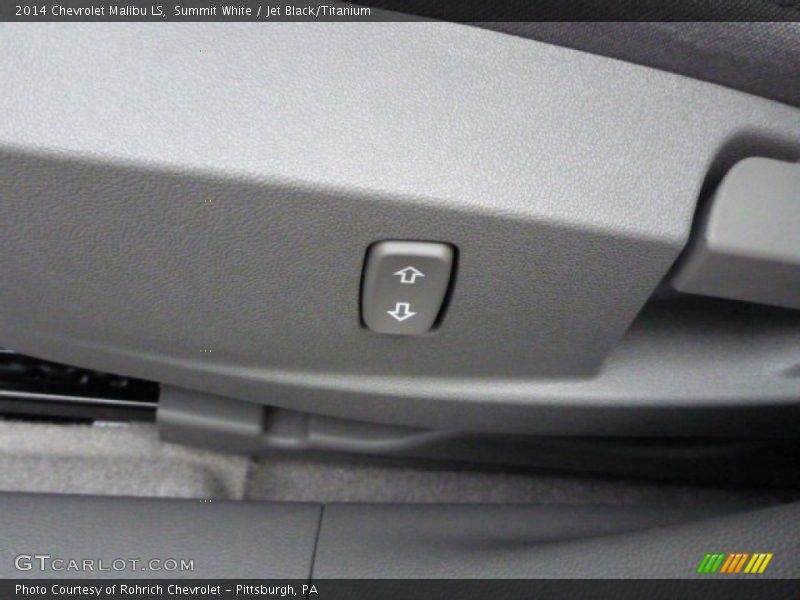Summit White / Jet Black/Titanium 2014 Chevrolet Malibu LS