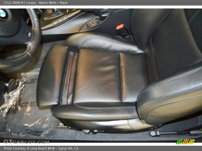 Alpine White / Black 2012 BMW M3 Coupe