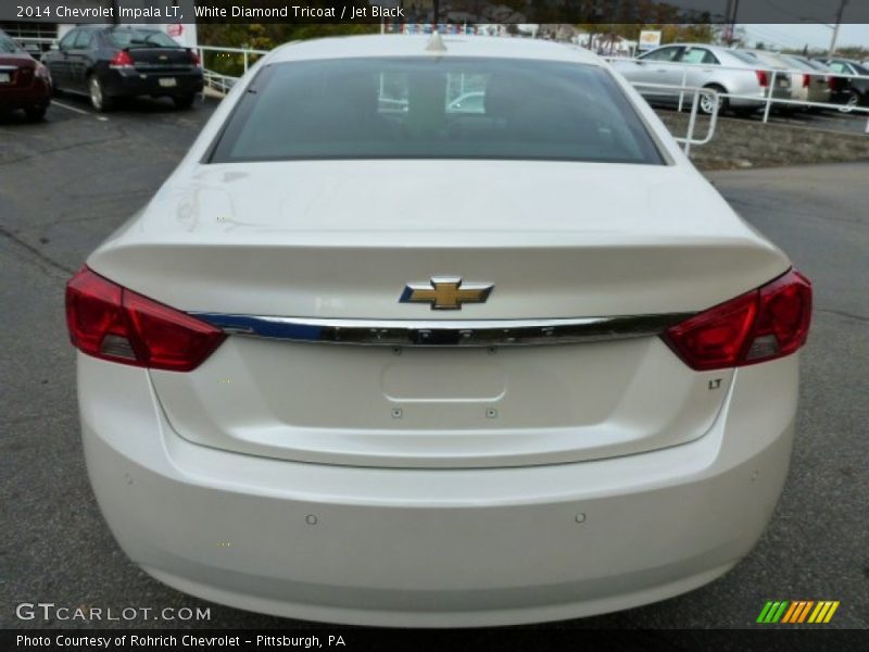 White Diamond Tricoat / Jet Black 2014 Chevrolet Impala LT