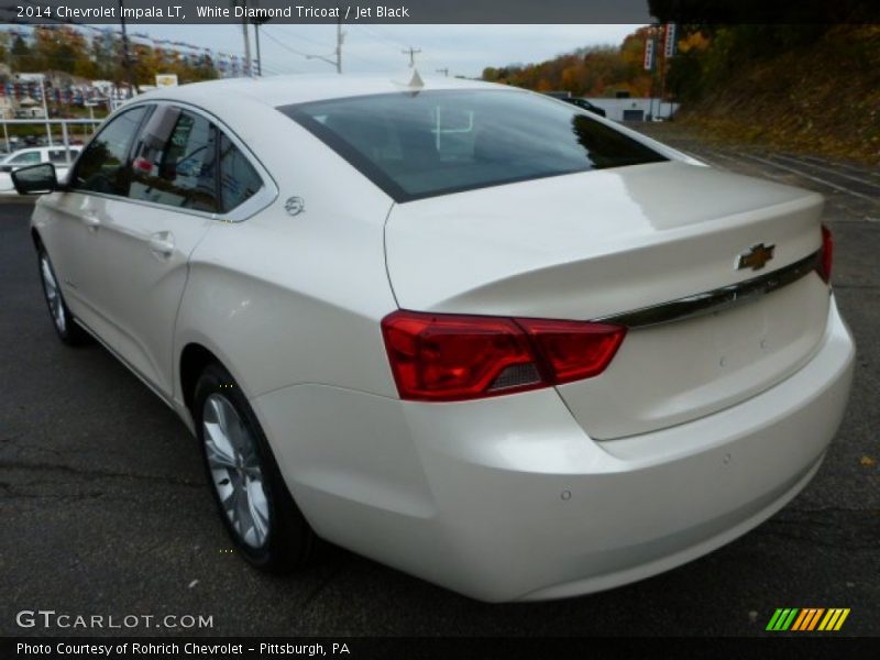 White Diamond Tricoat / Jet Black 2014 Chevrolet Impala LT