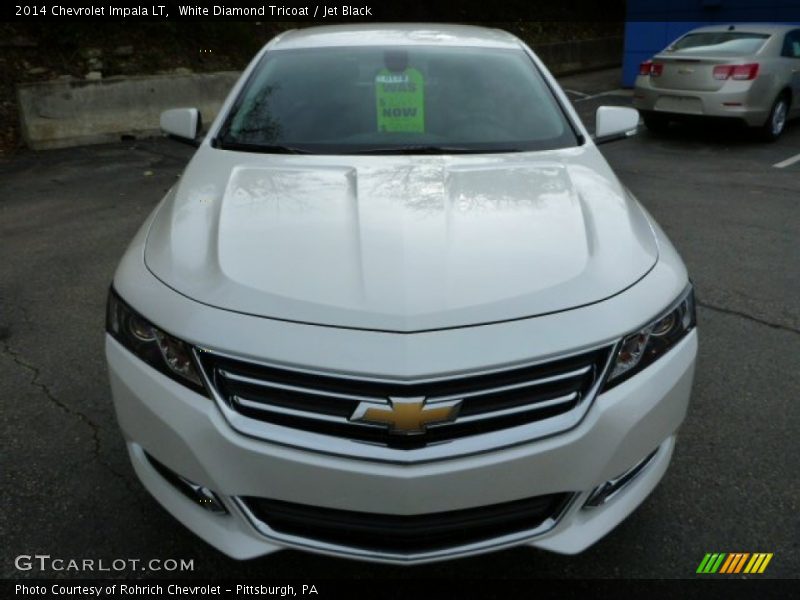 White Diamond Tricoat / Jet Black 2014 Chevrolet Impala LT