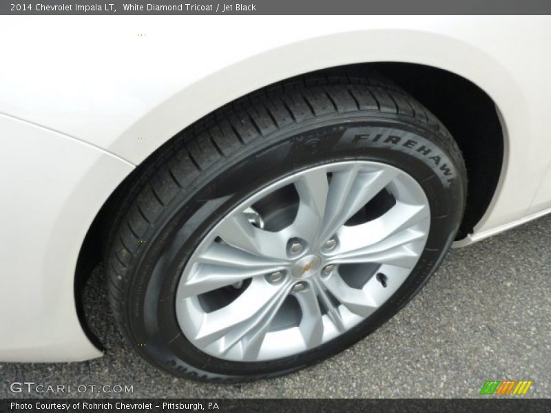 White Diamond Tricoat / Jet Black 2014 Chevrolet Impala LT