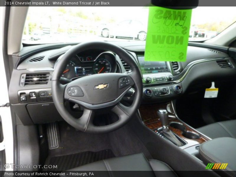 White Diamond Tricoat / Jet Black 2014 Chevrolet Impala LT