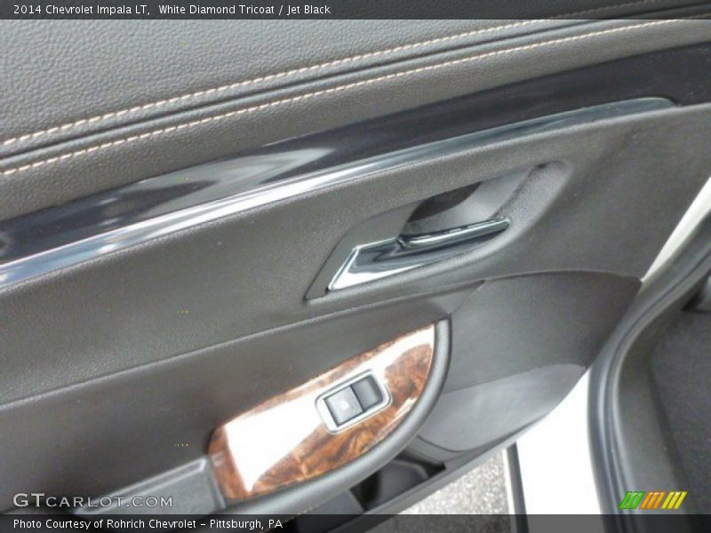 White Diamond Tricoat / Jet Black 2014 Chevrolet Impala LT